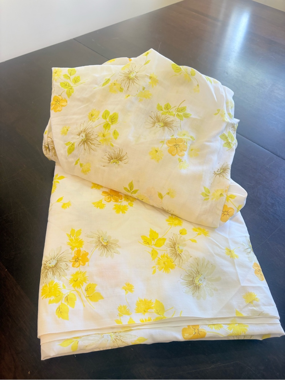 Vintage Morgan Jones "Flower Song" Double Sheet Set (Flat & Fitted)